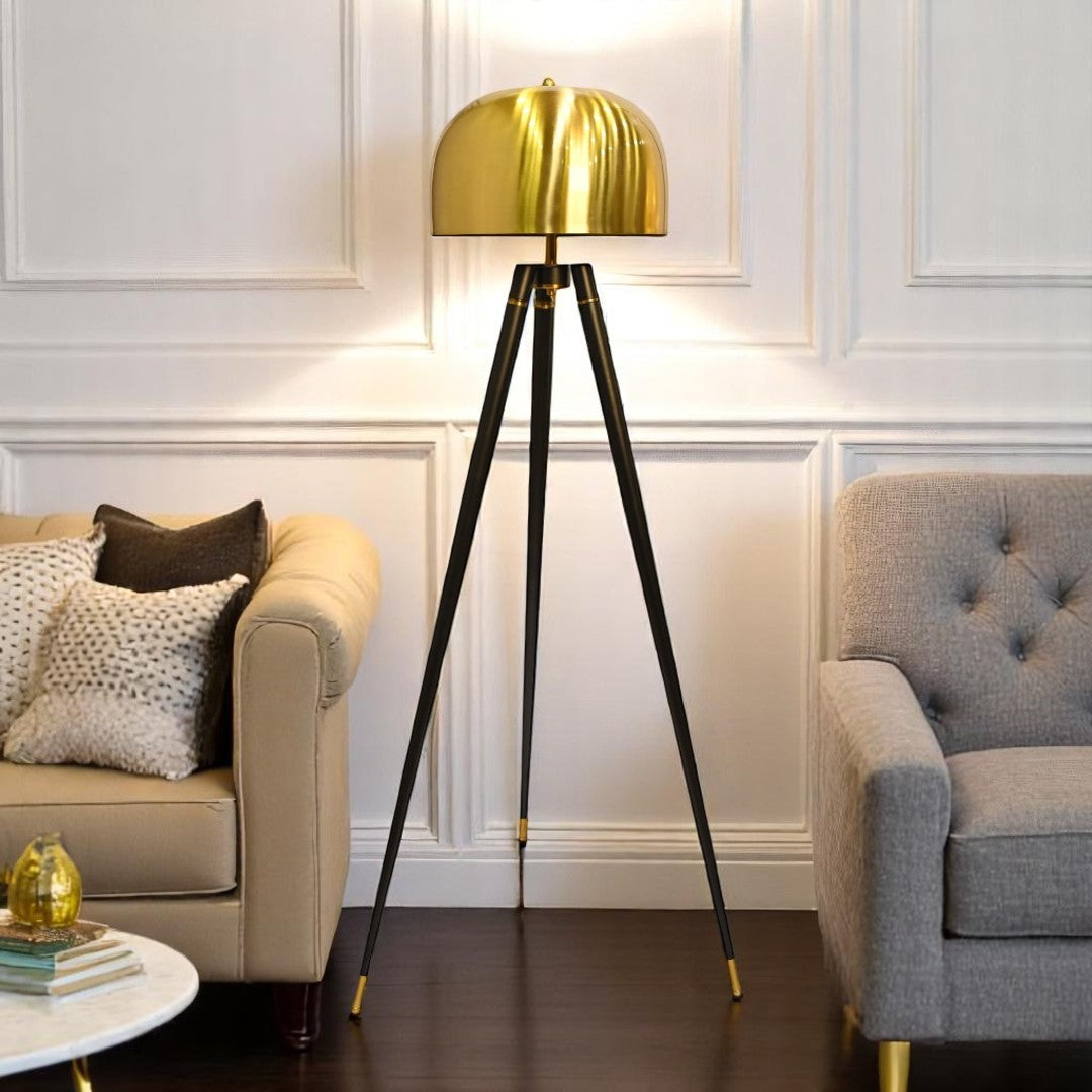 Latest TriLume Metal Tripod Floor Lamp (Full Sized Dome)